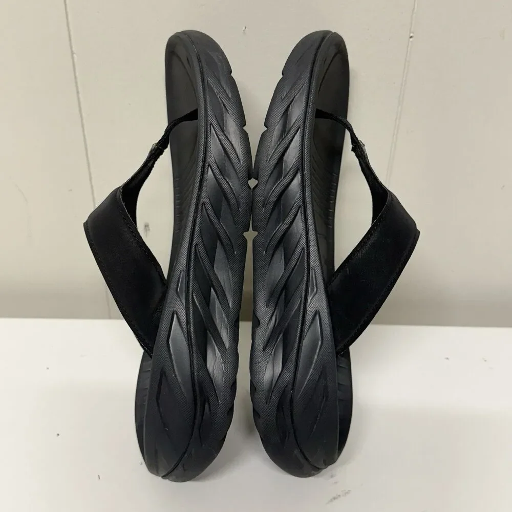 Hoka One One Ora Recovery Thong Sandals Comfort Flip Flop Men 8 Women 10 EUC